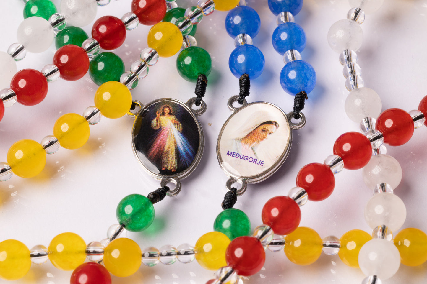 Rosary Bead - Divine Mercy/Our Lady of Medjugorje